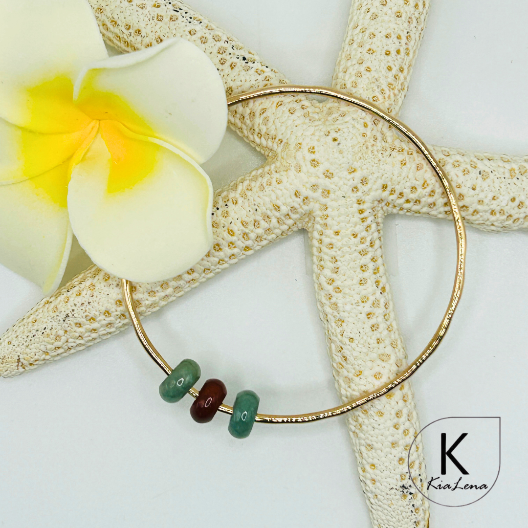 Jade Donut Bangle