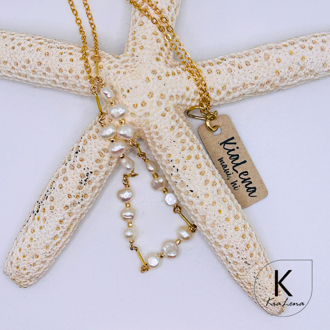 18 1/2" Fresh Water Pearl Necklace