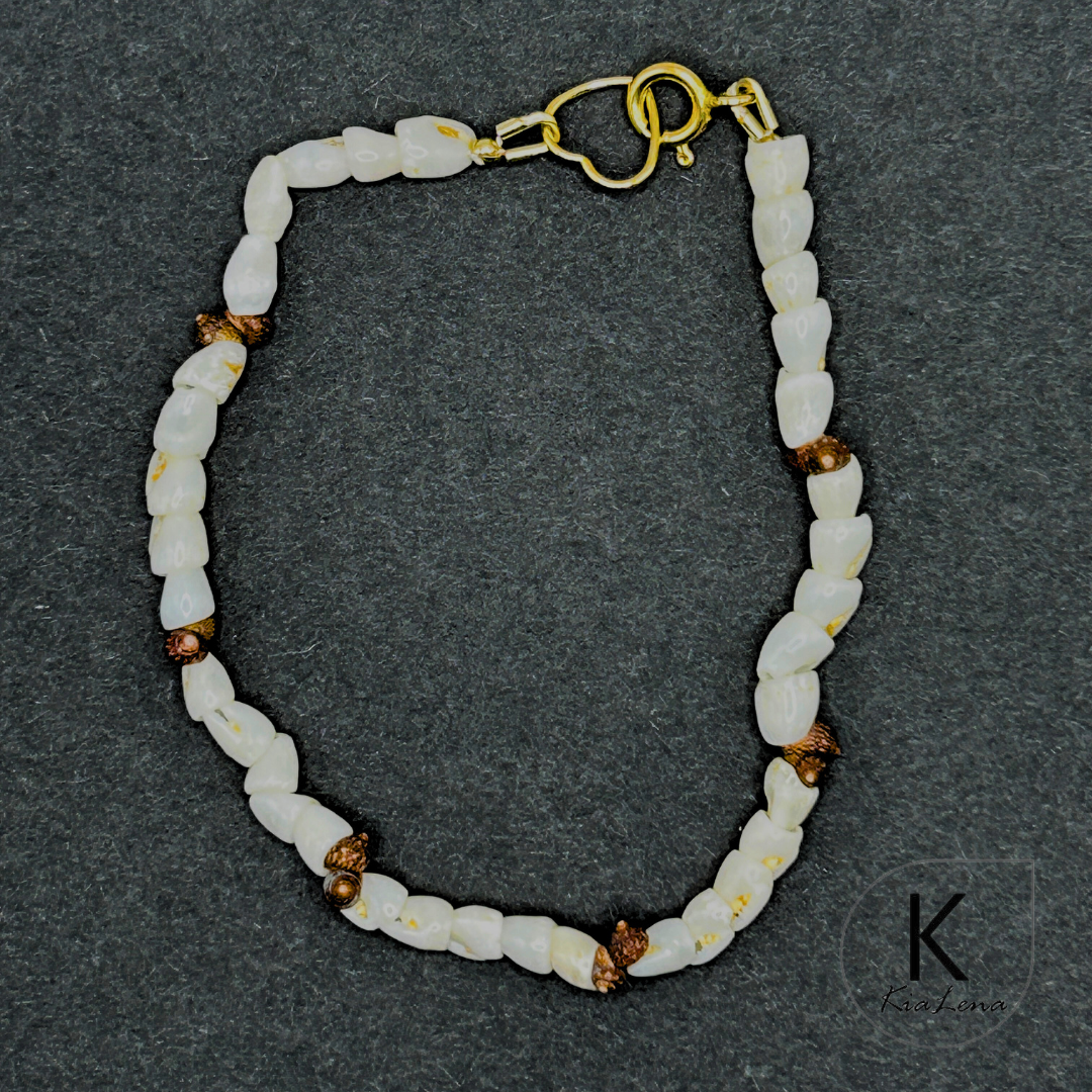 8" Ni'ihau Shell Bracelet