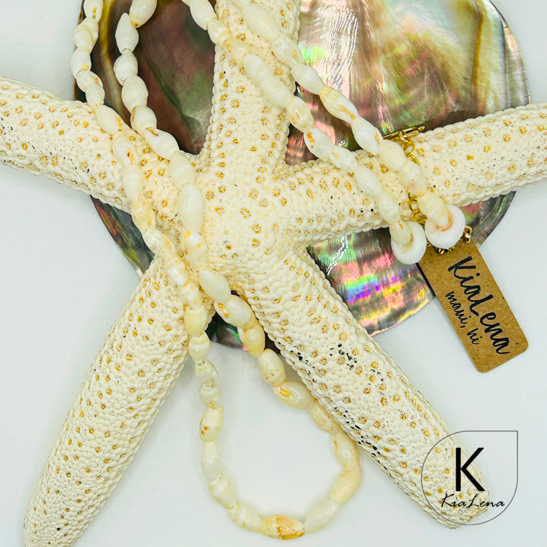 18 3/4" - 20 3/4" Ni'ihau Shell Necklace