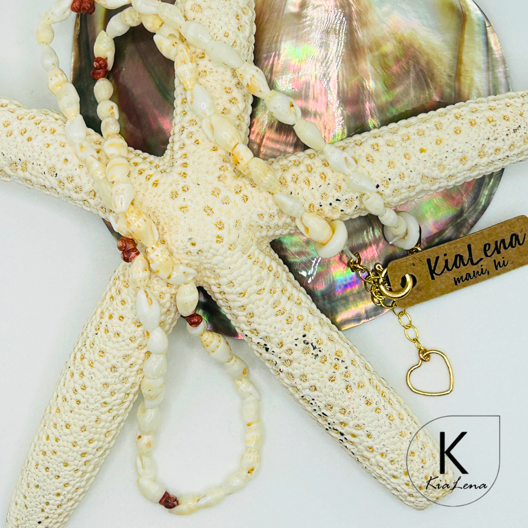 17 1/2" - 19 1/2" Ni'ihau Shell Necklace