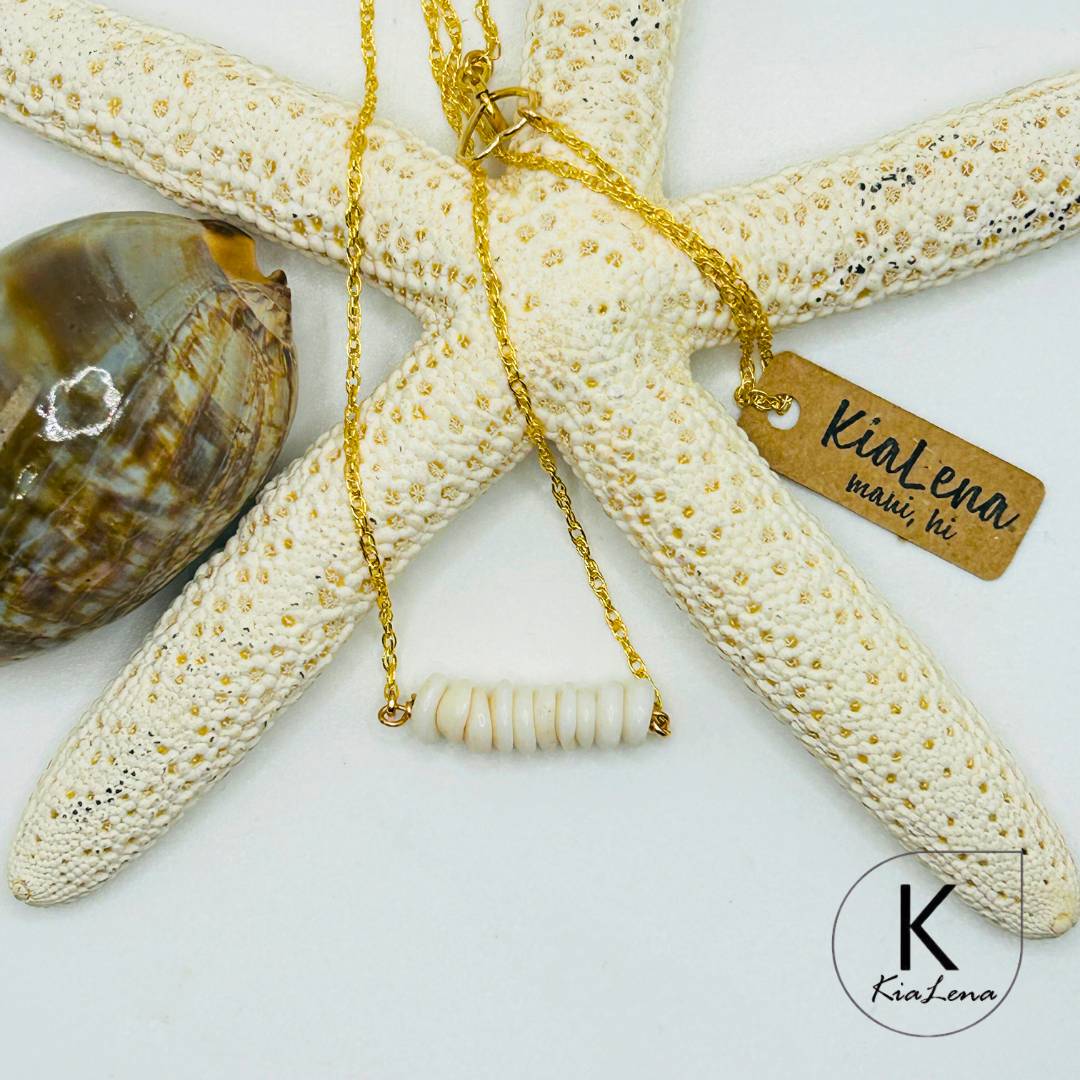 20" Ni'ihau Puka Shell Necklace