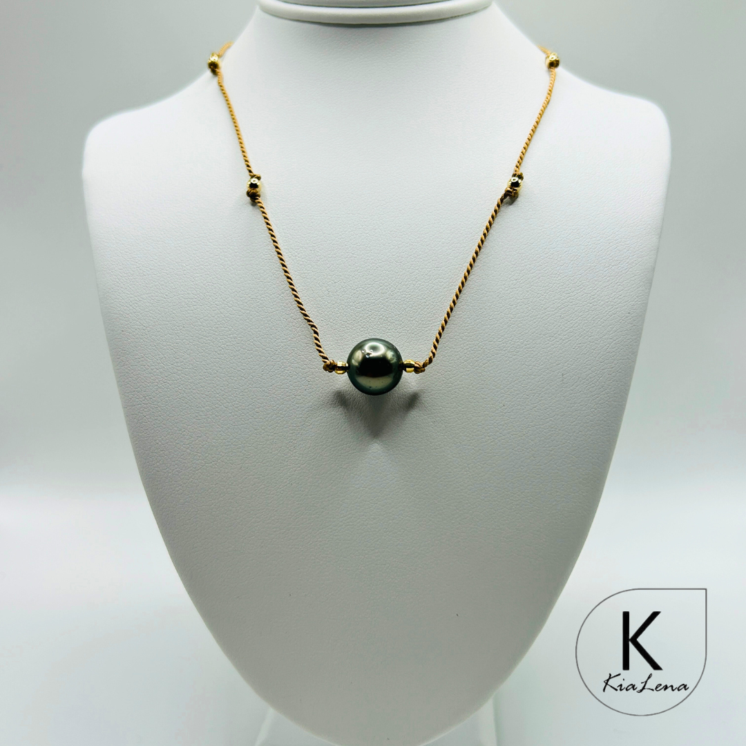 17" to 19" Single Tahitian Pearl Necklace