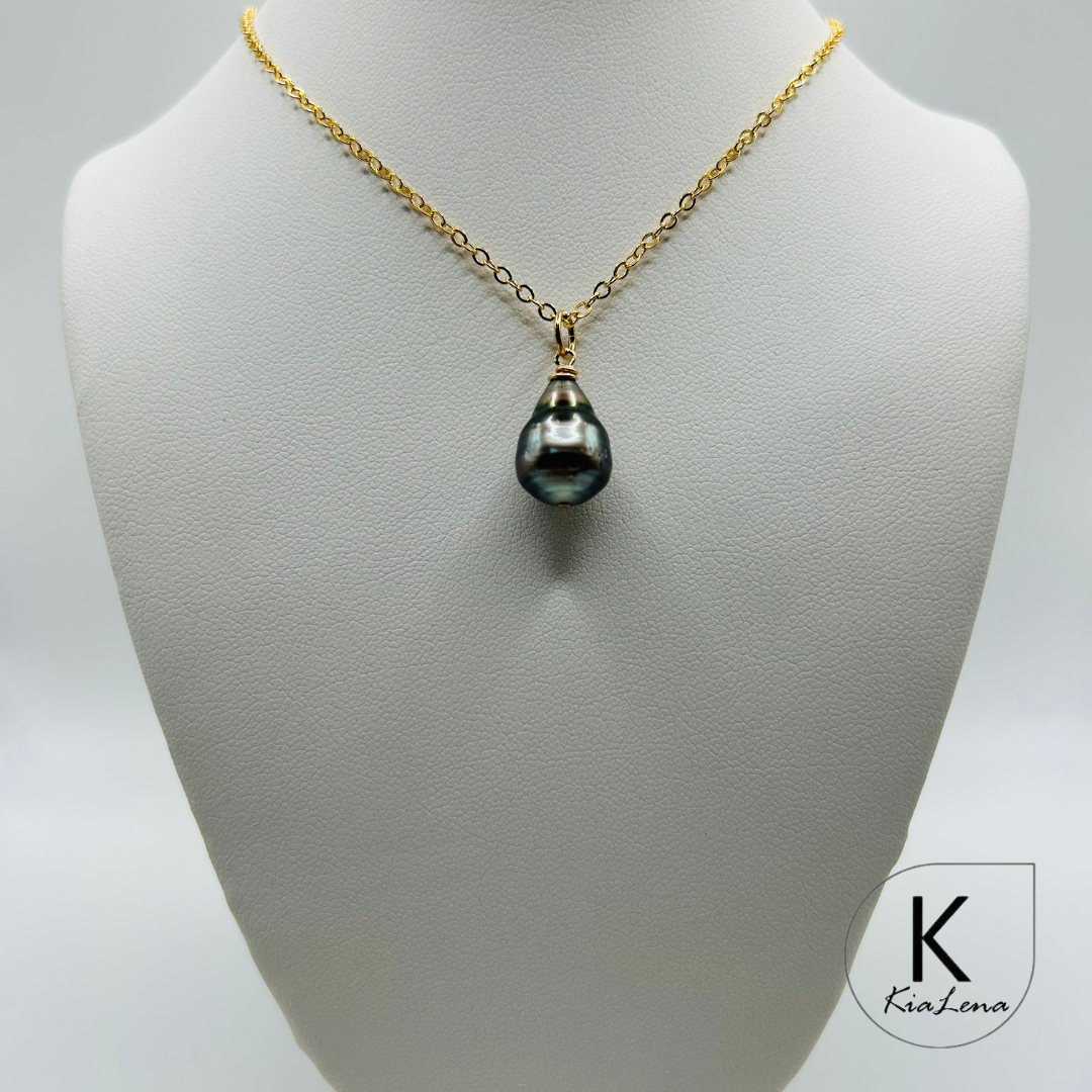 21" Floating Tahitian Pearl Necklace