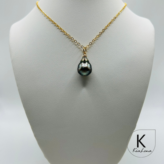 21" Floating Tahitian Pearl Necklace