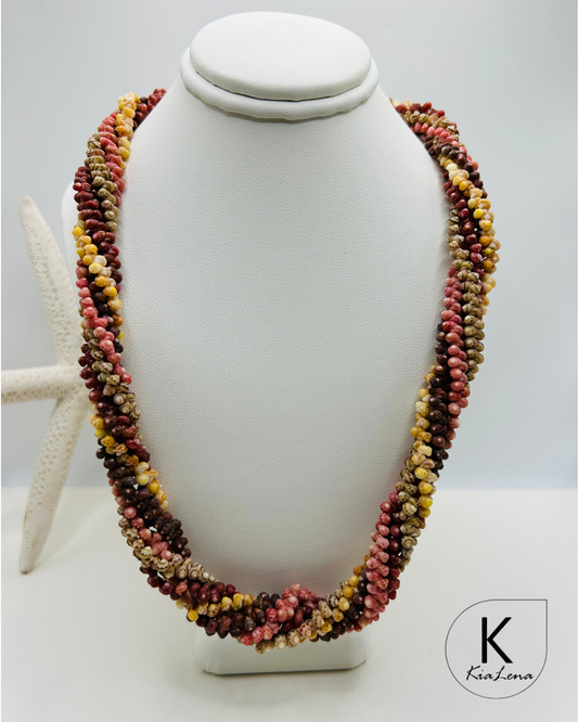 20 1/2" Ni'ihau Kahelelani 5-Strand Lei