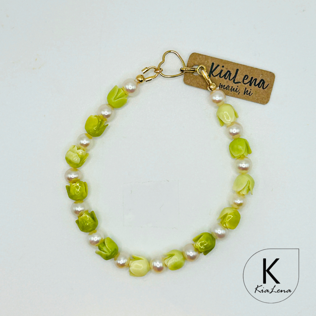 Fresh Water Pearls with Pakalana Bracelet