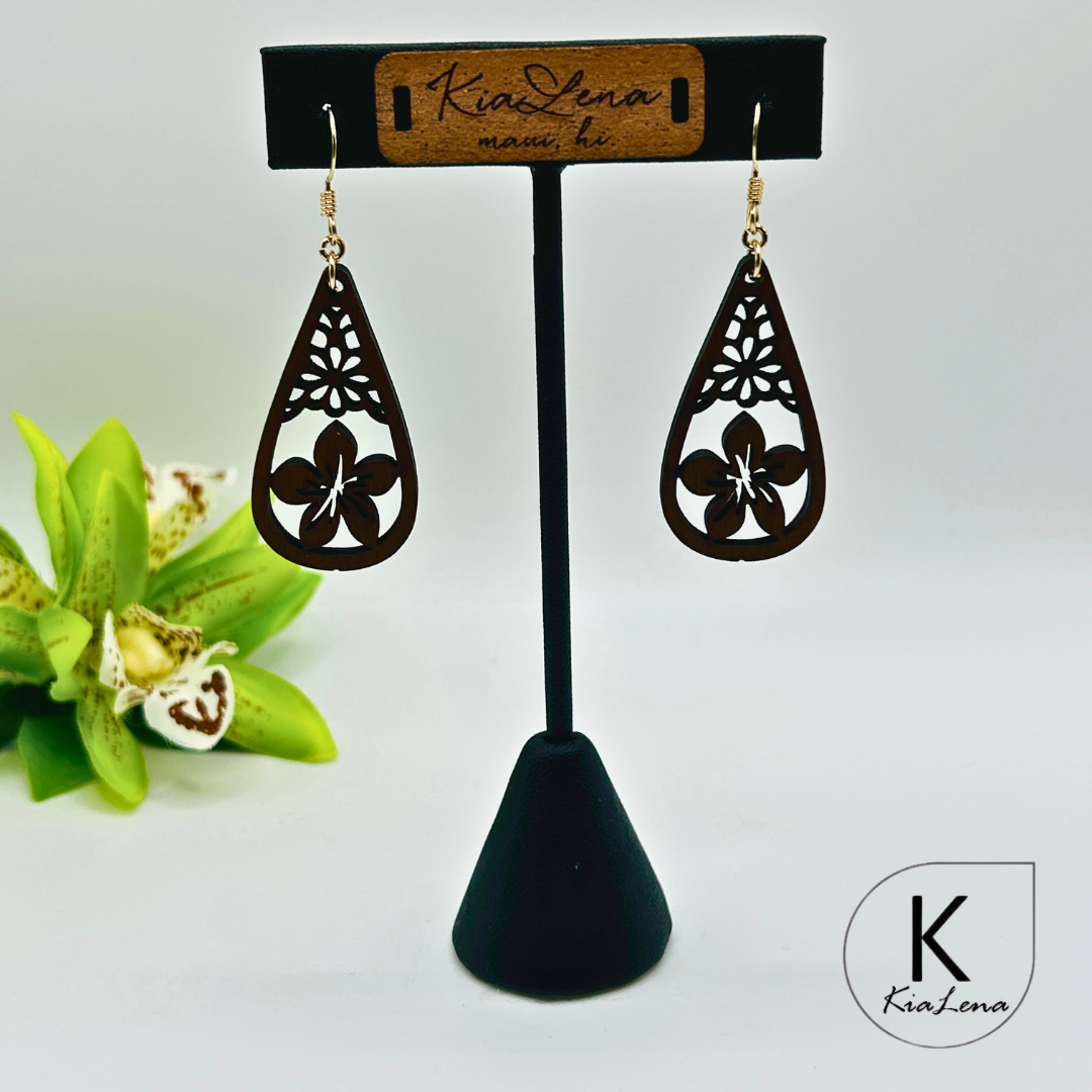 Wood Dangle Earrings