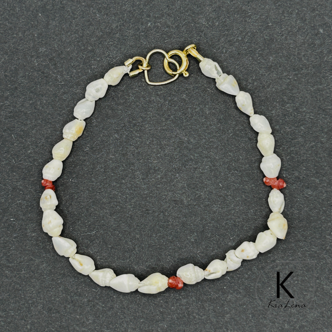 7 3/4" Ni'ihau Shell Bracelet