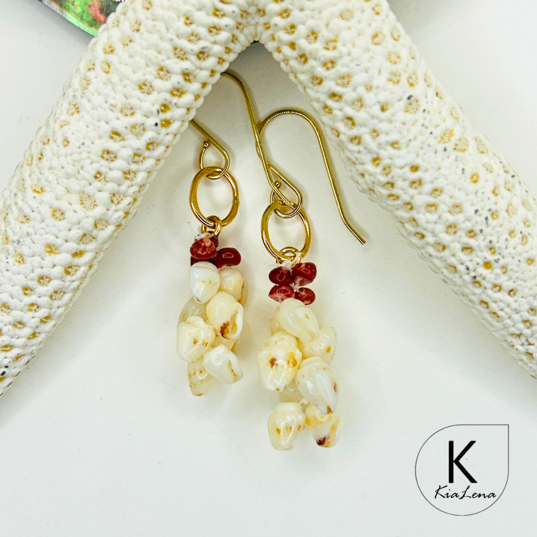 Ni'ihau Shell Earrings