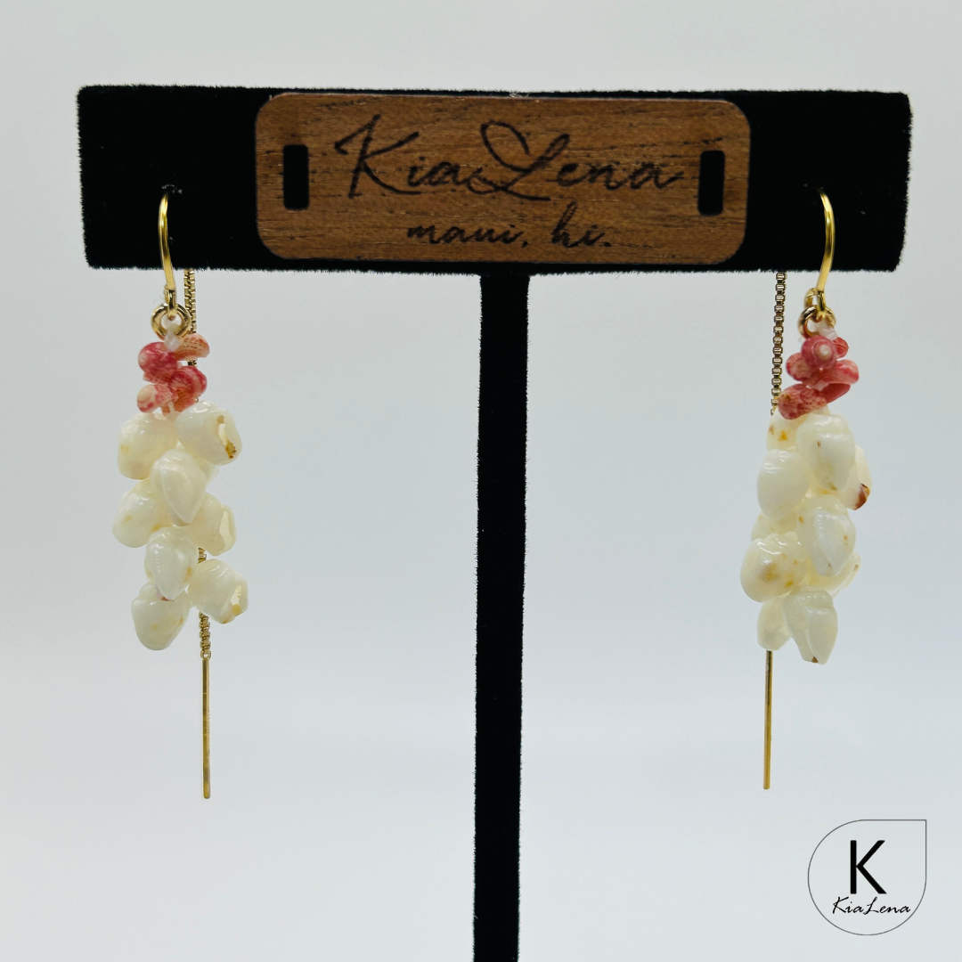 Ni'ihau Shell Earrings