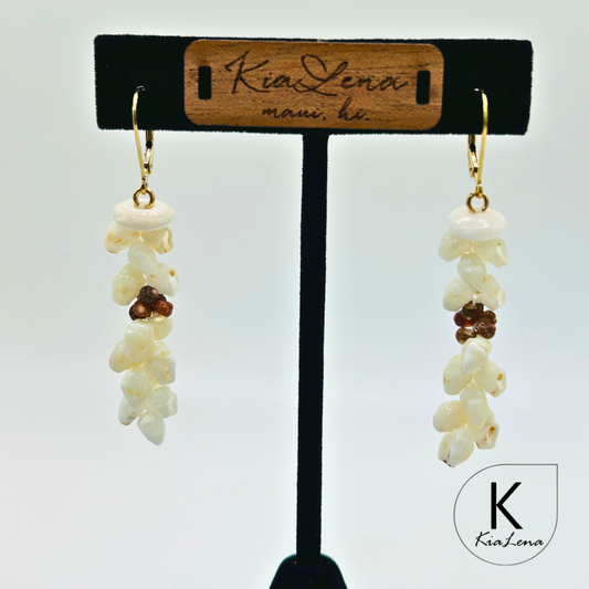 Ni'ihau Shell Earrings