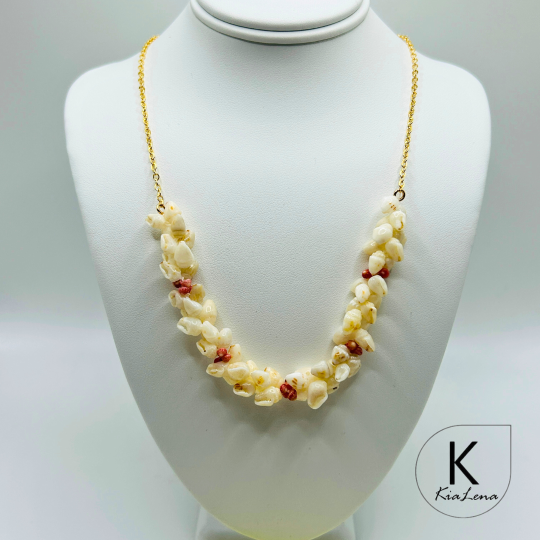 Pikake Style Ni'ihau Shell Necklace
