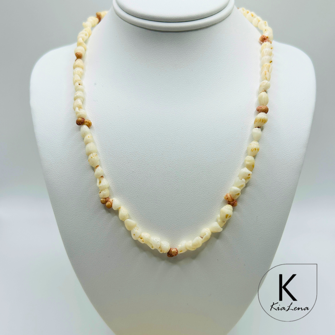 16" - 17 1/2"  Ni'ihau Shell Necklace