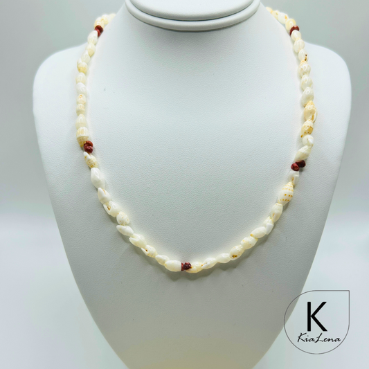 17 1/2" - 19 1/2"  Ni'ihau Shell Necklace