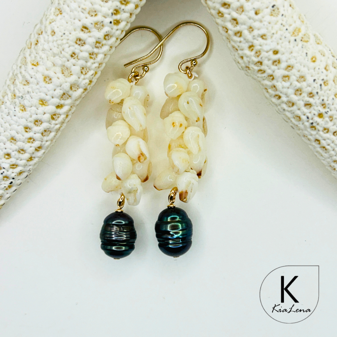 Ni'ihau Shell Earrings