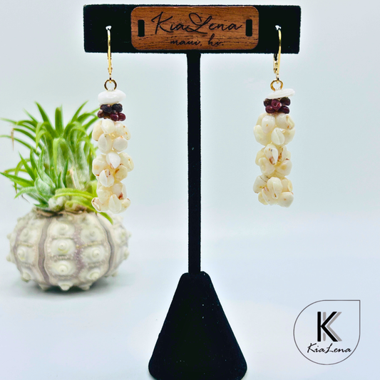 Ni'ihau 2" Shell Earrings