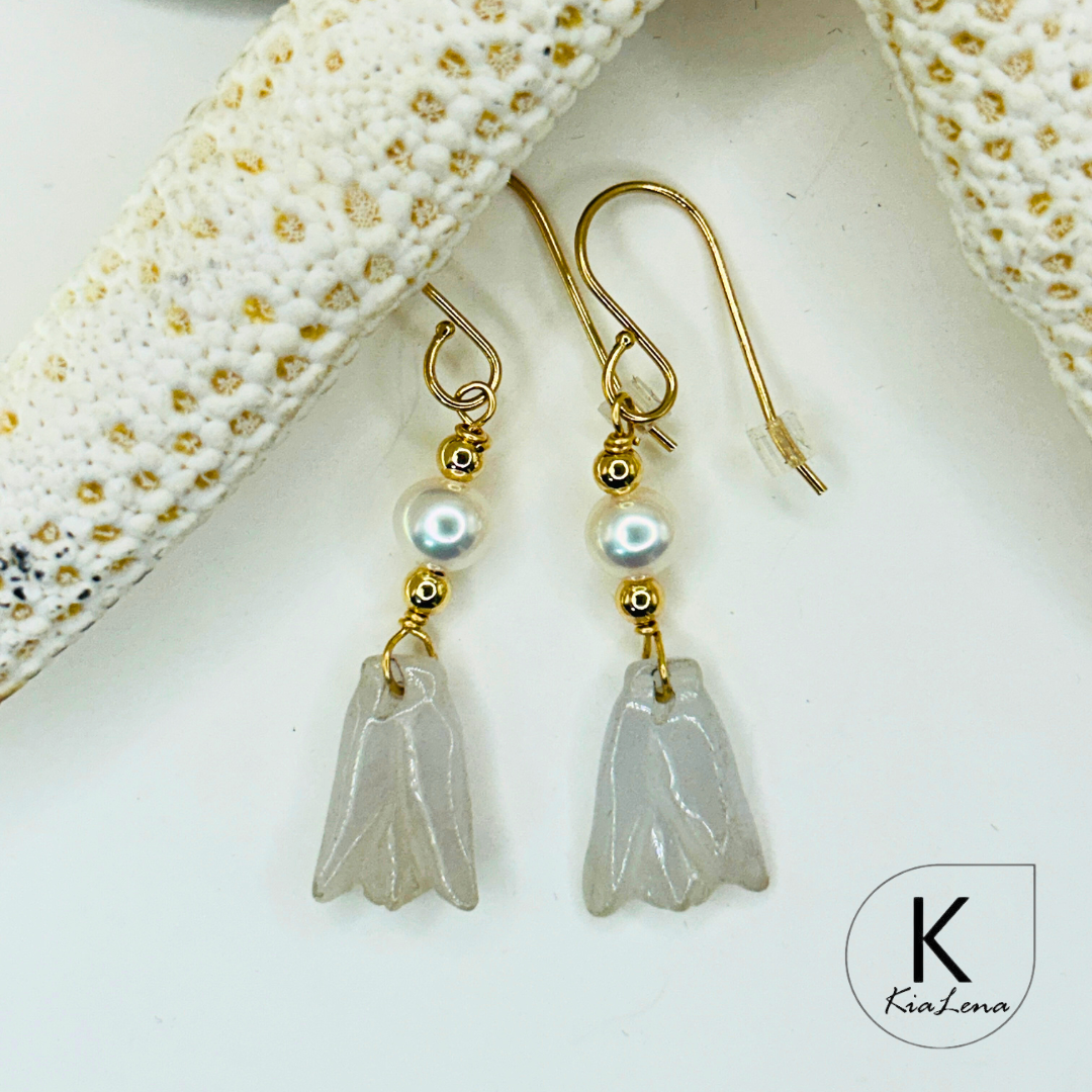 Japanese Akoya Pearl Drop Earrings