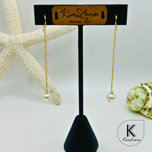 Japanese Akoya Pearl Drop Earrings