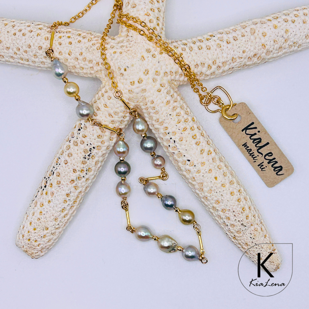 19 1/4" Japanese Akoya Pearl Necklace