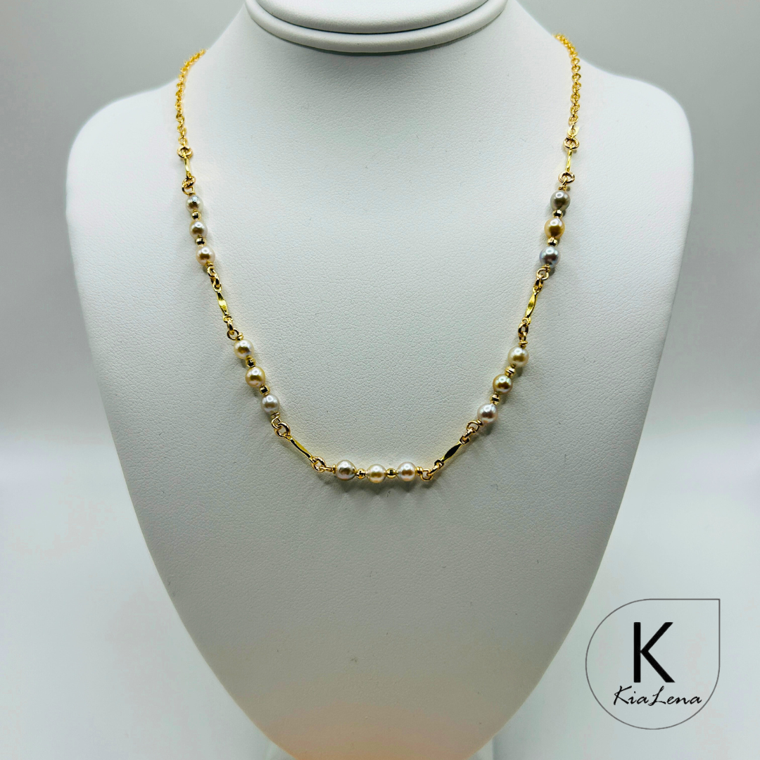 17 3/4" Japanese Akoya Pearl Necklace