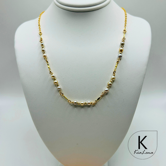 17 3/4" Japanese Akoya Pearl Necklace