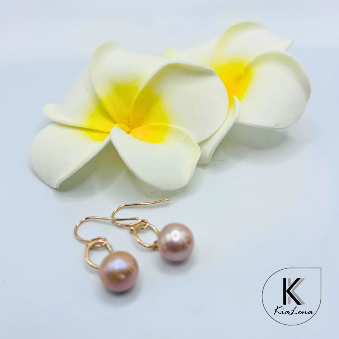 1 1/4"Edison Pearl Drop Earrings (Copy)