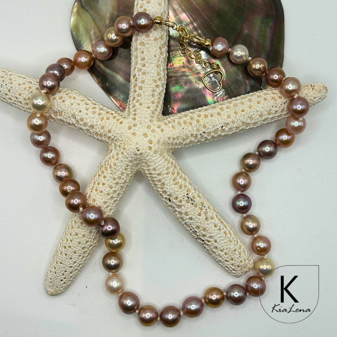 17 1/4" to 19 1/2" Fresh Water Edison Pearl Strand Necklace