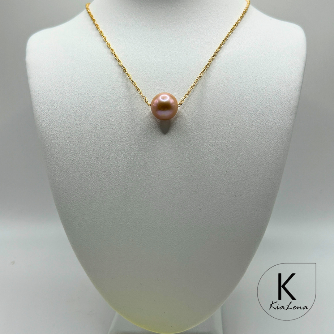 18 3/4" Single Edison Pearl Necklace