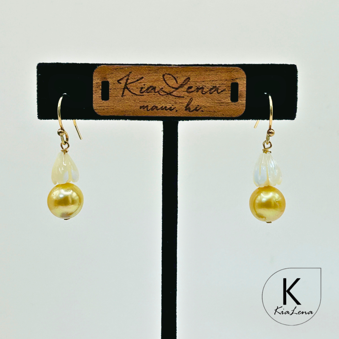 South Sea Pearl Drop Earrings