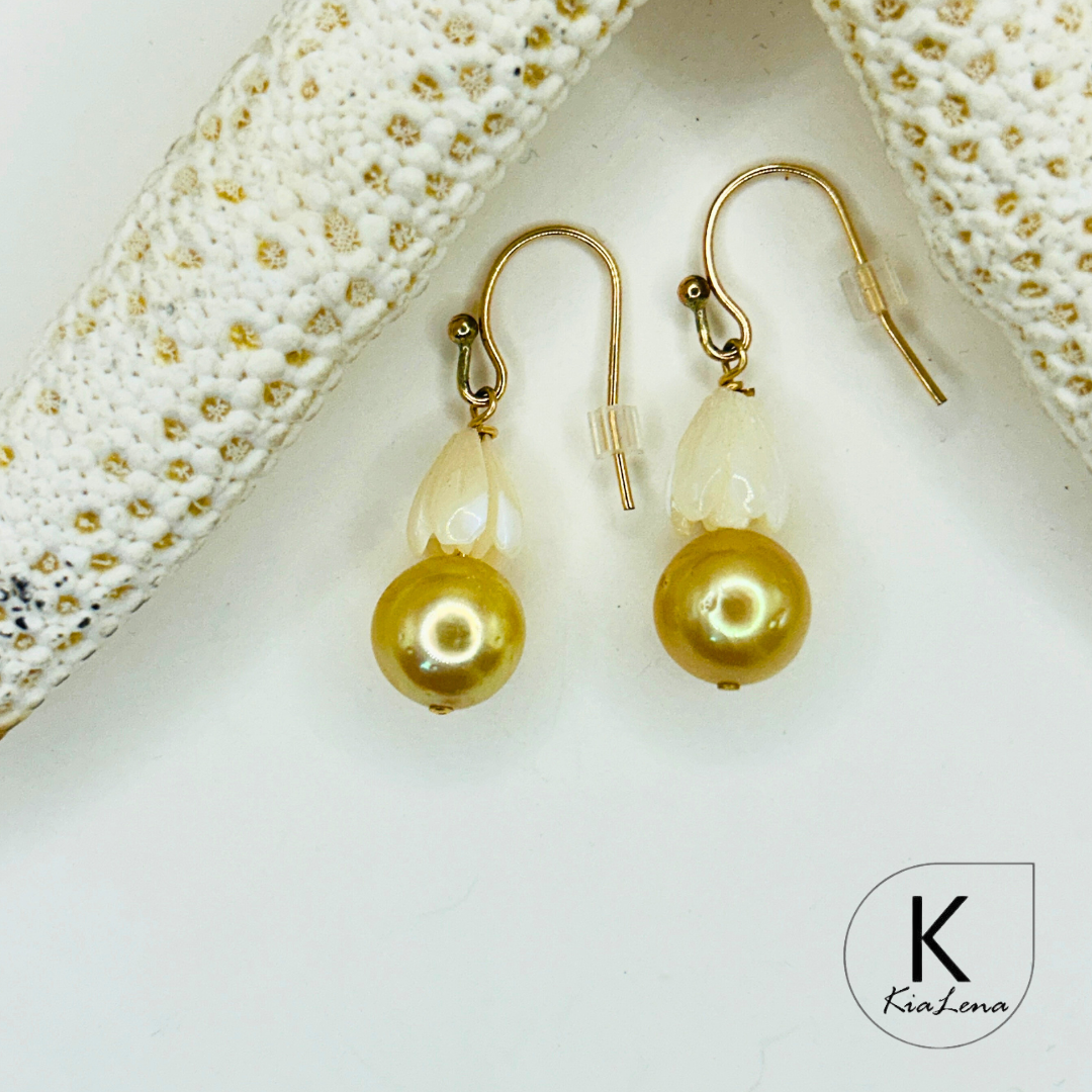 South Sea Pearl Drop Earrings