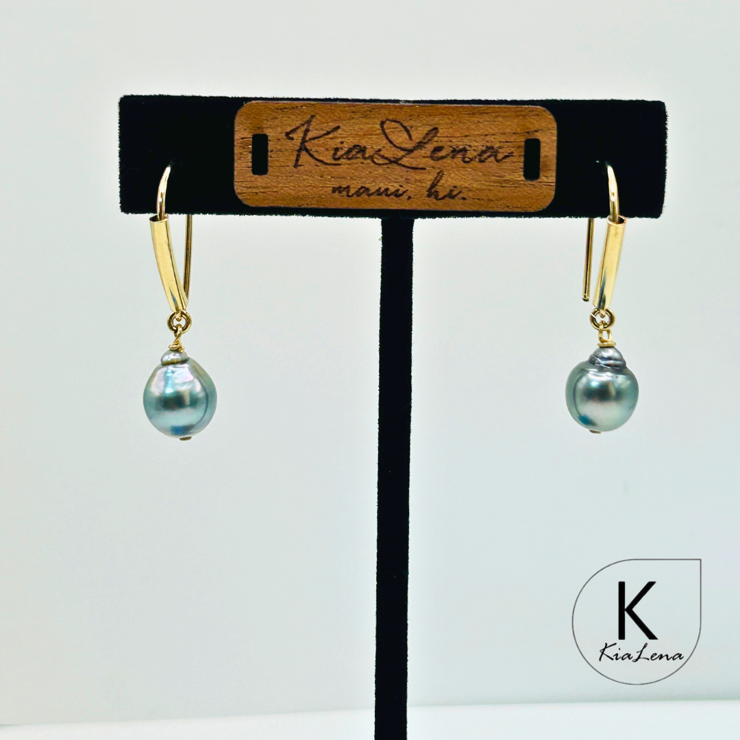 Tahitian Pearl Drop Earrings