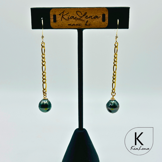 Tahitian Pearl Drop Earrings
