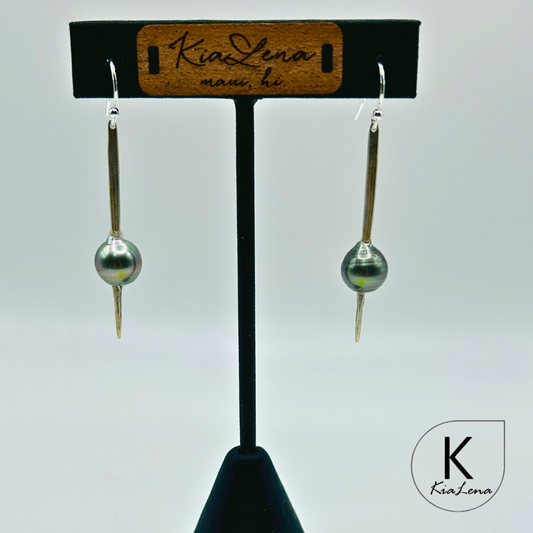 Tahitian Pearl Drop Earrings
