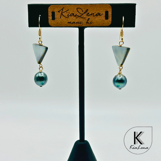 Tahitian Pearl Drop Earrings