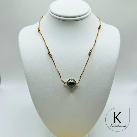 16" to 18" Single Tahitian Pearl Necklace