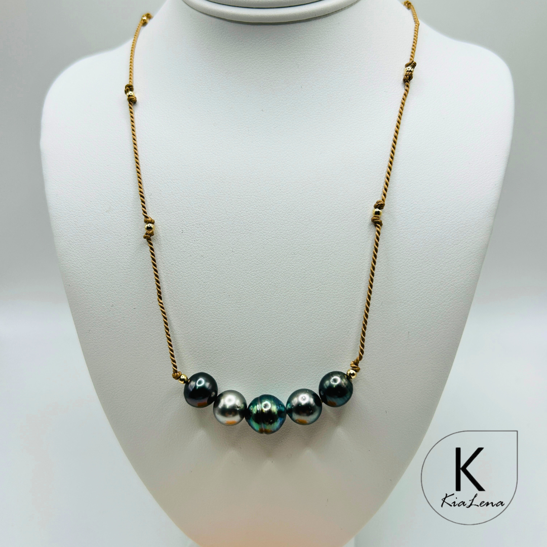 16"to 17 1/2"Tahitian Pearl Necklace