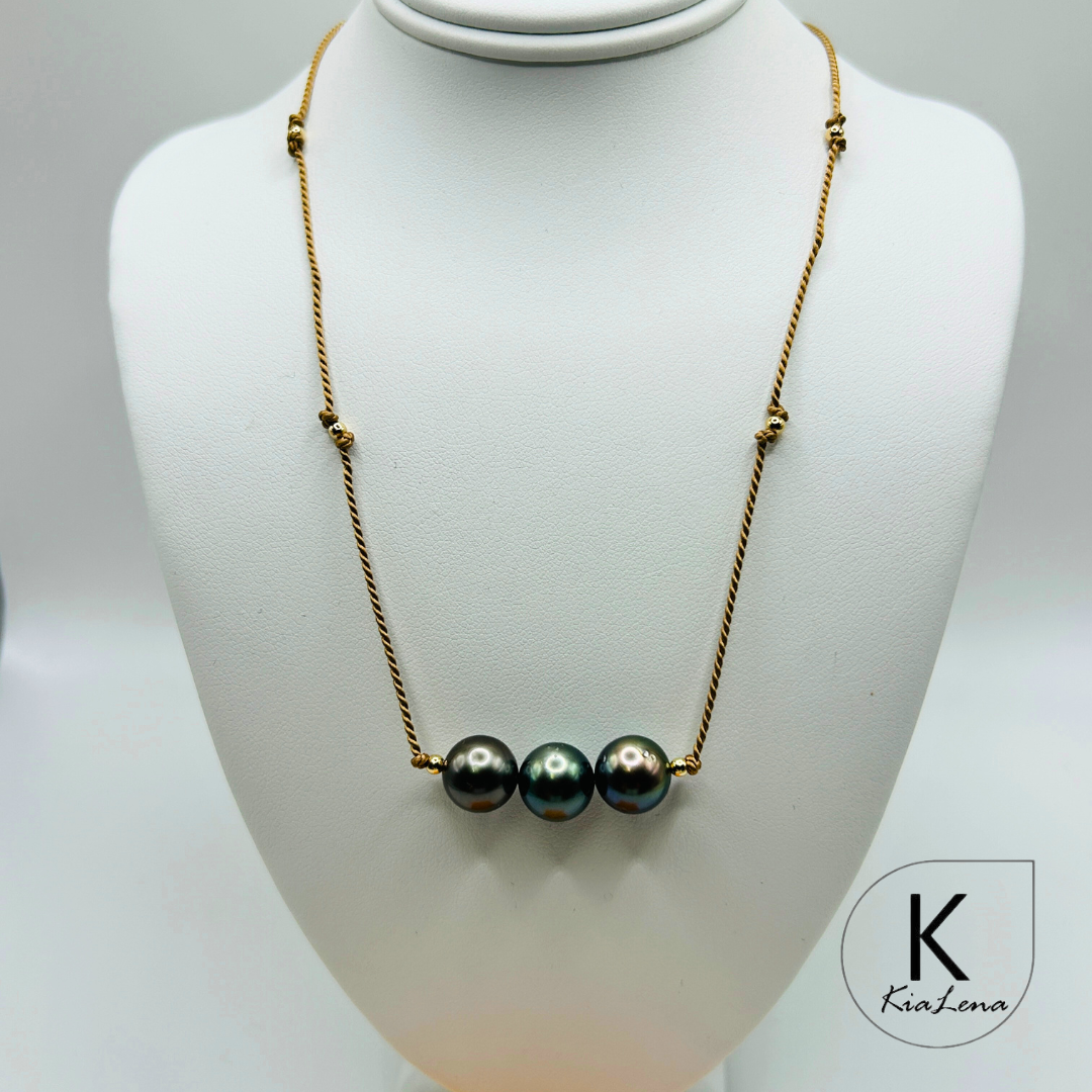 16 1/2" to 18" Tahitian Pearl Necklace