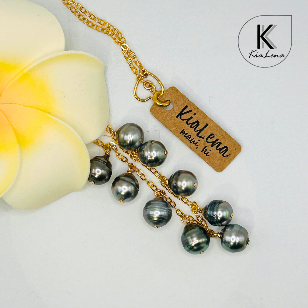 9 Tahitian Pearl Necklace